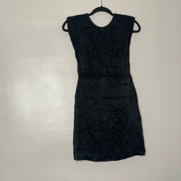 New! ba&sh Norma V-Back Mini Satin Dress - Picture 10 of 11